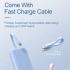 WIWU Wi-P024 10000mAh Magnetic Wireless Charging Power Bank PD 20W Fast Charging Battery Pack with Built-in Cable - Pink